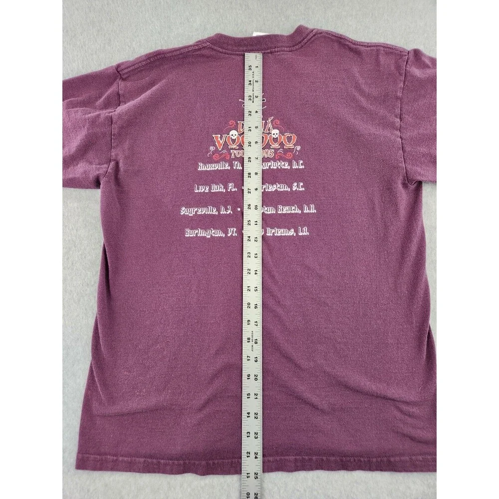 Vintage Gov't Mule Tour 2005‎ Concert T-shirt Purple Deja Voodoo Size Medium